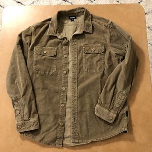 Patagonia corduroy button down shirt